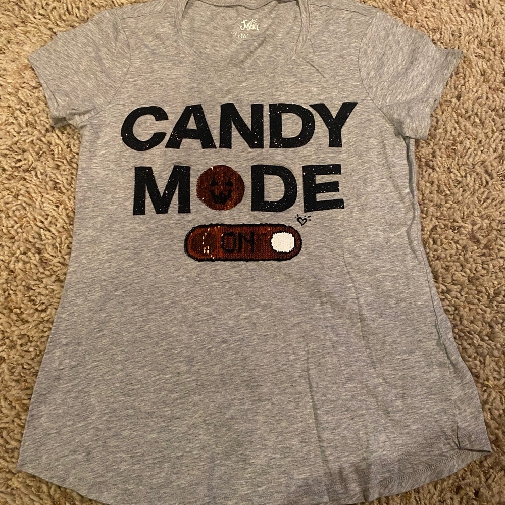 Girls justice Halloween shirt